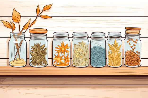 Zestaw przypraw i składników