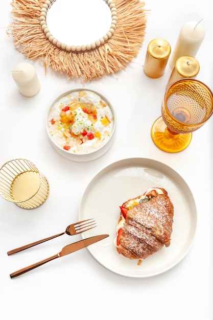 Kolacja przy świecach